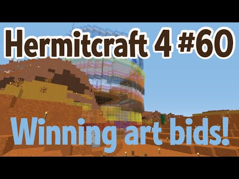 Winning art bids! — Hermitcraft 4 ep 60