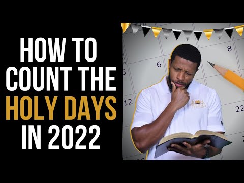 How To Count The High Holy Days In 2022 | Uzziah Israel
