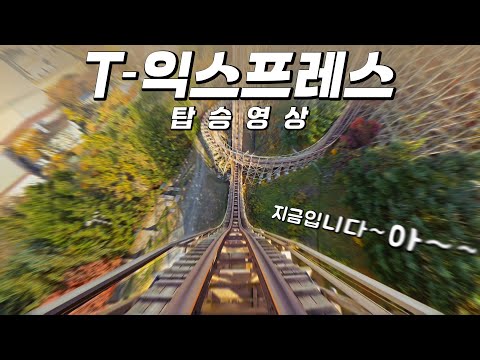 에버랜드 티익스프레스 탑승영상