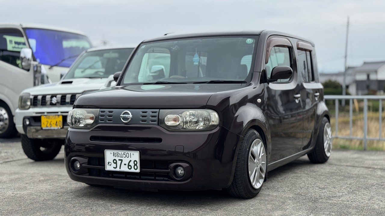 【日産CUBE】下がれば何でも良い！ダウンサス取り付け！