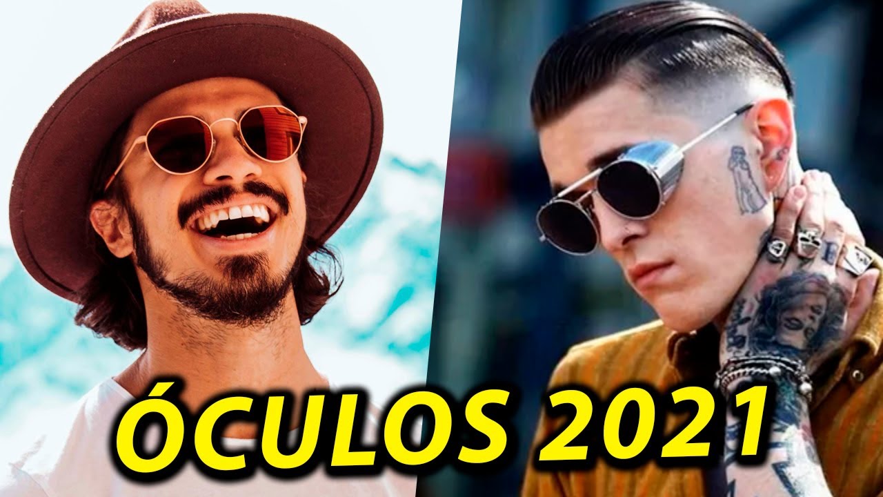 ÓCULOS MASCULINOS para 2021, quais Modelos estão em alta