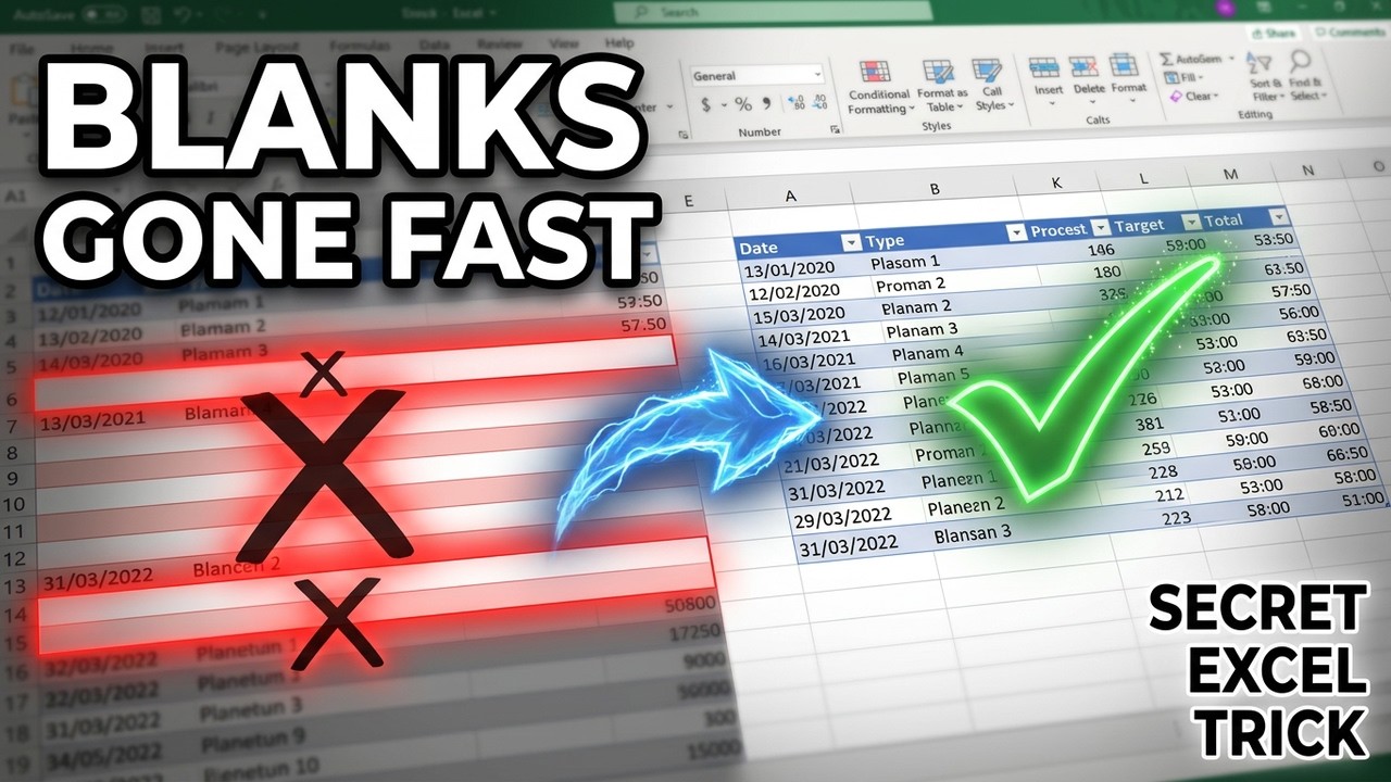 Struggling With Blank Rows in Excel? Try This Hack video thumbnail