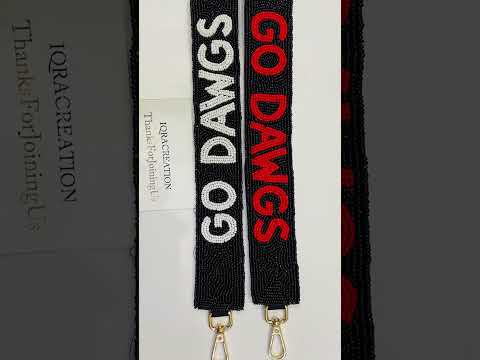 Custom Beaded Purse Strap Colorful Personalized Purse Strap