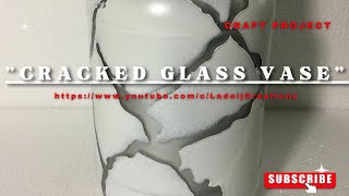 “CRACKED GLASS VASE”