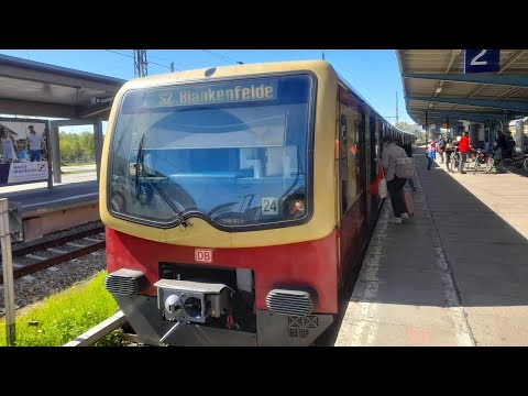 Mitfahrt in der kompletten S2 von Bernau bis Blankenfelde in der BR 481 446-3