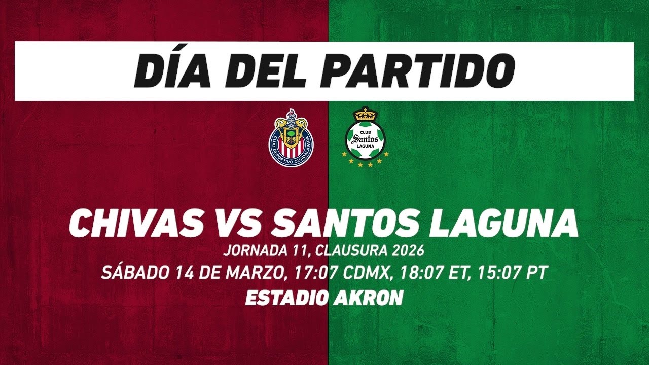 Chivas vs Santos, frente a frente: Liga MX