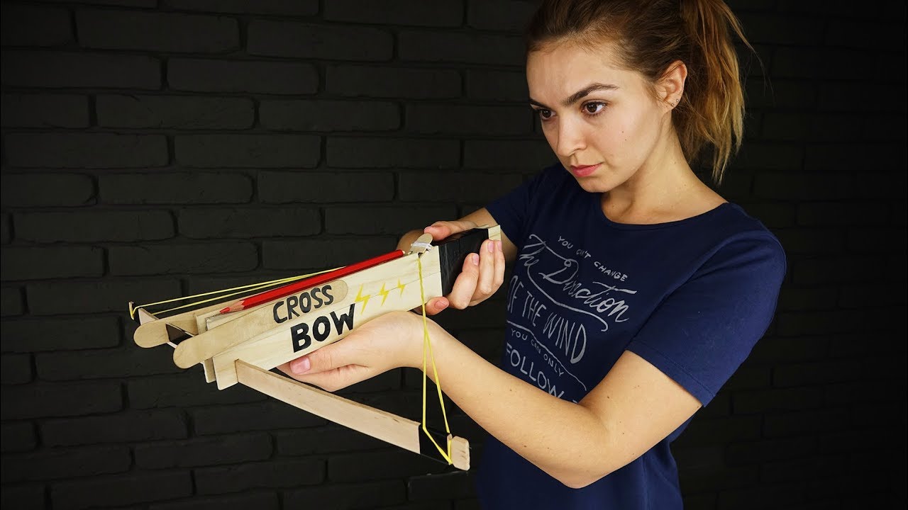 How to Make an Awesome Crossbow that Shoots Pencils