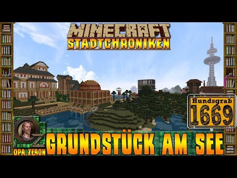 Minecraft Stadtchroniken [#1669] Grundstück am See [HD+ Deutsch]