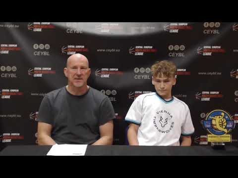 CEYBL U17 - Press conference, 9.12.2022, Vienna D.C. Timberwolves - Science City Jena