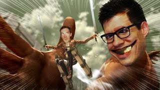 HUGE NAKED DUDES - Attack on Titan Gameplay