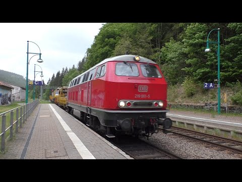 219 001-5 überführt einen Kranzug #Roland und seine Lok#2