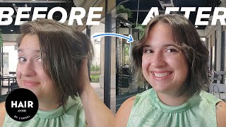 How To Cut &amp; Style A Bottleneck Bob | The Backbar | Hair.com by L&#39;Oreal