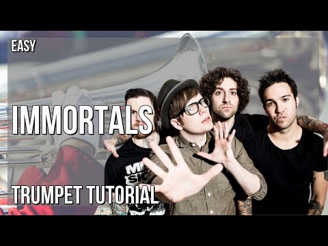 How to play Immortals by Fall Out Boy on Trumpet (Tutorial)Movie   Fall Out Boy   Immortals