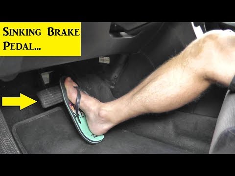 How To Test and Fix A Sinking Brake Pedal