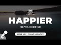 happier - Olivia Rodrigo (Male Key - PIano Karaoke)