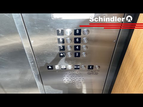 Clean Schindler 400A MRL Traction North Elevator | The Brewery Structure | Milwaukee, WI