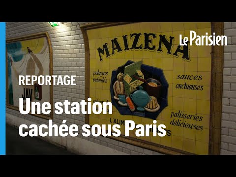 Paris : dans la station de métro cachée de la porte Saint-Martin