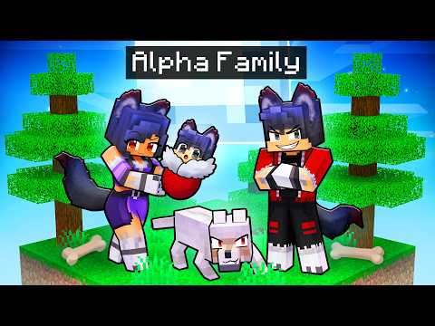 Having an ALPHA FAMILY in Minecraft!