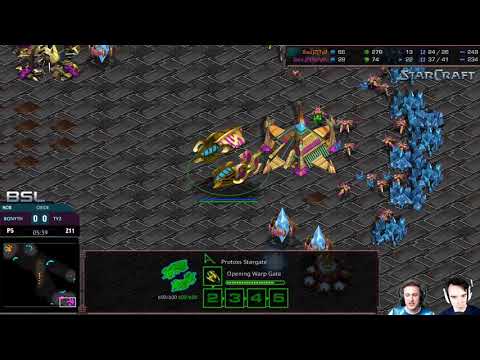 BSL7 Proleague Ro8 - Bonyth vs Ty2 bo5 + Winner interview ! || Starcraft:Remastered