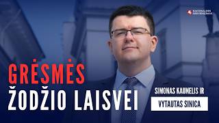 Vytautas Sinica. Grėsmės žodžio laisvei