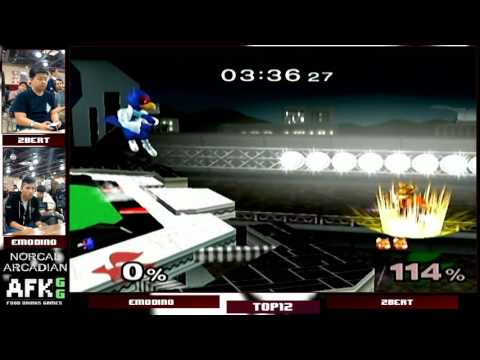 Norcal Arcadian 4 - Top 64 Losers R6 - Zbert (Fox) vs emoDinosaur (Falco)