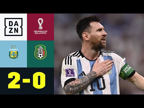 Dios Messi erhält die Chance auf’s Weiterkommen: Argentinien - Mexiko 2:0 | WM 2022 | DAZN