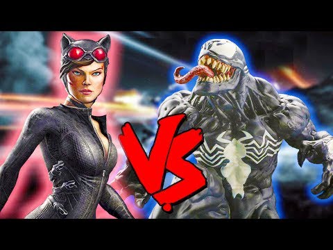 Catwoman Vs Venom Army - Epic Battle - Injustice 2 Costume Skin Mod
