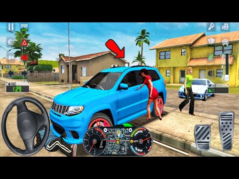 Taxi Sim 2020: Luxury 4x4 City Uber Driving - Car Game Android Gameplay