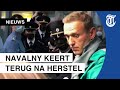 Hier wordt Poetin-tegenstander Navalny opgepakt