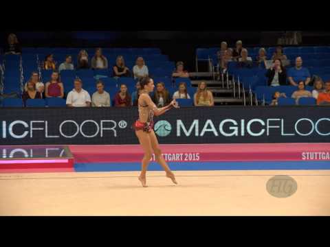 Neta RIVKIN (ISR) 2015 Rhythmic Worlds Stuttgart - Qualifications Clubs