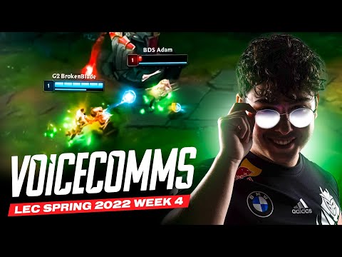 Broken Blade is a bully?! | LEC 2022 Spring Week 4 Voicecomms