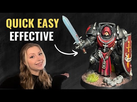 How to paint Deathwing knights like a pro