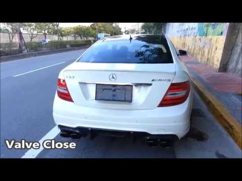 Mercedes Benz C63 AMG w/ Fi Exhaust Valve OPEN & CLOSE acceleration sound!!