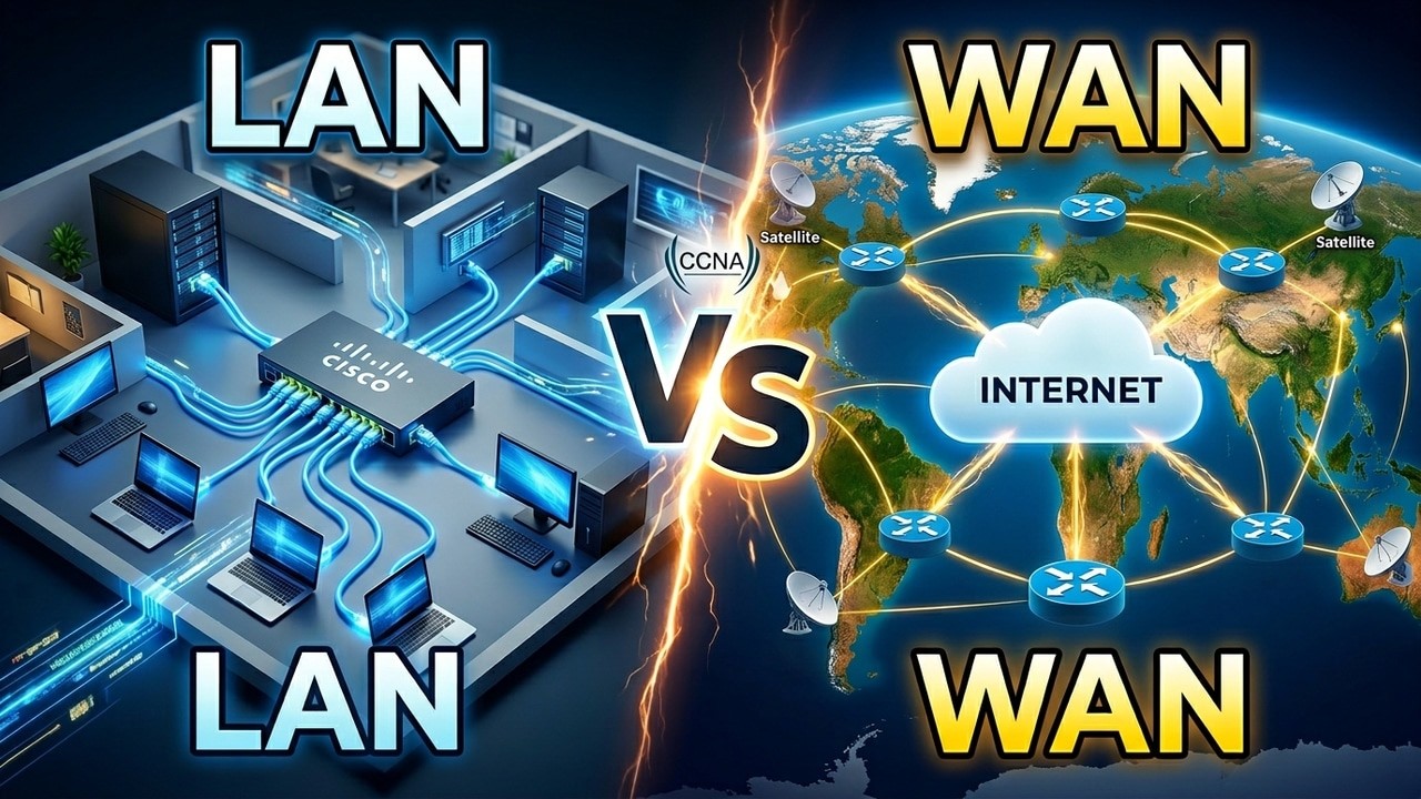 Qué es LAN y WAN? - CCNA
