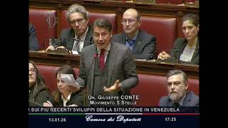 CONTE REPLICA A TAJANI SUL VENEZUELA: “NO ALL’INTERVENTO USA E DIFESA DEL DIRITTO INTERNAZIONALE”