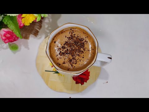 Hot chocolate coffee recipe | Chocolate coffee | hot coffee at home