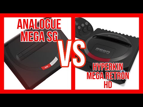 Mega SG vs  Mega RetroN HD Graphics Comparison