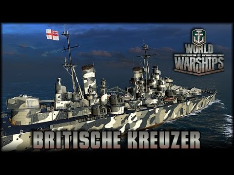 World of Warships - Die britischen Kreuzer! Vorschau: Tier 1 - Tier 10 [ deutsch | Gameplay ]