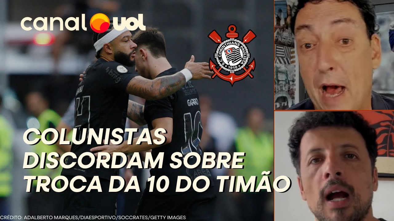TROCA DA CAMISA 10 NO CORINTHIANS ENTRE GARRO E MEMPHIS É UM PROBLEMA? PVC E HERNAN DISCORDAM