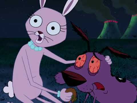 Coraje el perro cobarde, cap 7 tempo 4, Coraje Salva a Bunny