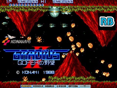 1988 [60fps] Gradius II 9065000pts Type4