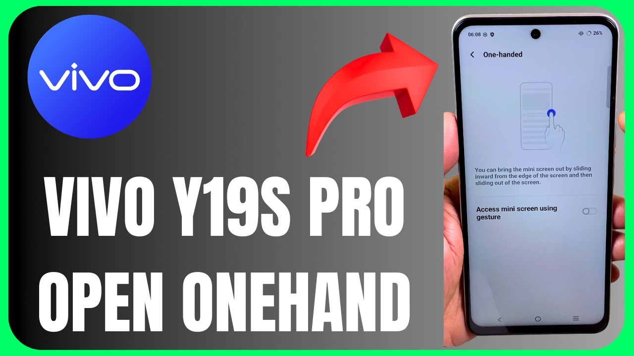 🤏 Vivo Y19s Pro One-Handed Mode 😱📱 | Use Your Phone with One Hand Easily! 🔥