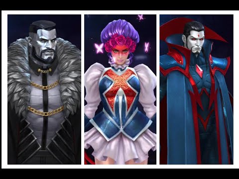 All X-Men HellFire Gala Uniforms  Fire Look - MARVEL Future Fight