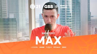 Max 🇮🇱 | GBB21 Studio Session