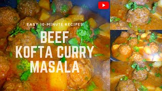 Kofta Curry Recipe   Restaurant Style Meatball Cur