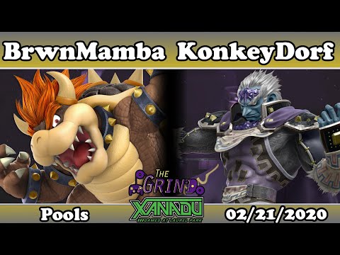 The Grind 115 BrwnMamba (Bowser) vs KonkeyDorf (Gannondorf) Pools