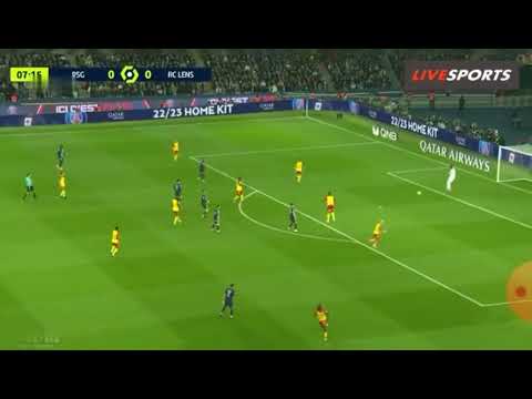 Abdul Salis Samed defending Messi and Mbappe | Paris Saint Germain v RC Lens