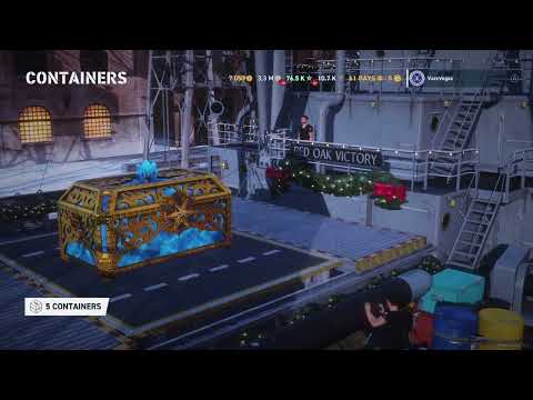 7 Super Santa '22 Containers & 1 Golden Week Container | World of Warships: Legends PS4 XBOX PS5