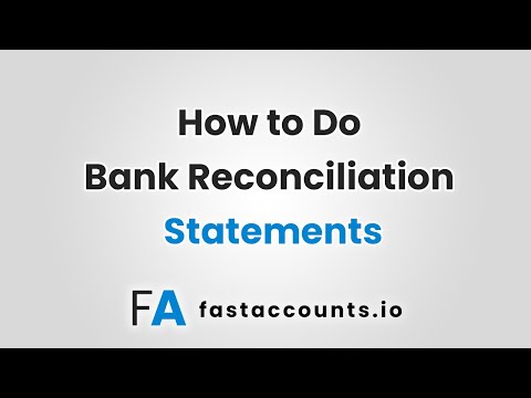 How to Do Bank Reconciliation Statements