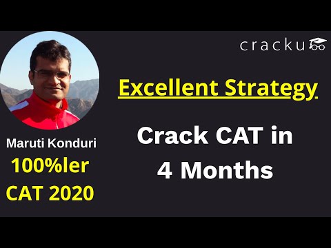 How to prepare for CAT in 4 months | Best Strategy To Crack CAT 2020